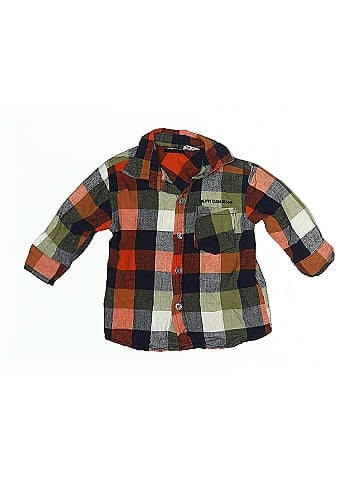 Calvin Klein Long Sleeve Button-Down Shirt (view 1)