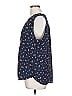 Ann Taylor LOFT Outlet 100% Polyester Blue Sleeveless T-Shirt Size L - photo 5