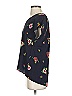Splendid 100% Rayon Black Blue Short Sleeve Blouse Size XS - photo 5
