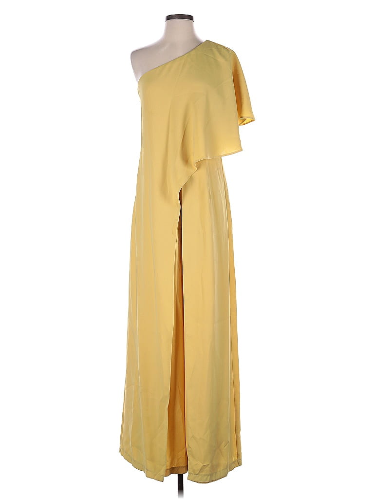 Gracia 100% Polyester Yellow Jumpsuit Size M - photo 1
