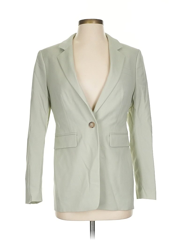 Pre-owned Banana Republic Wool Blazer Jacket In Green