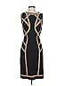 Tadashi Shoji Graphic Black Cocktail Dress Size S - photo 1