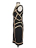 Tadashi Shoji Graphic Black Cocktail Dress Size S - photo 5