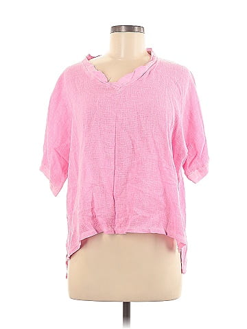 MADE IN ITALY Short Sleeve Blouse (view 1)