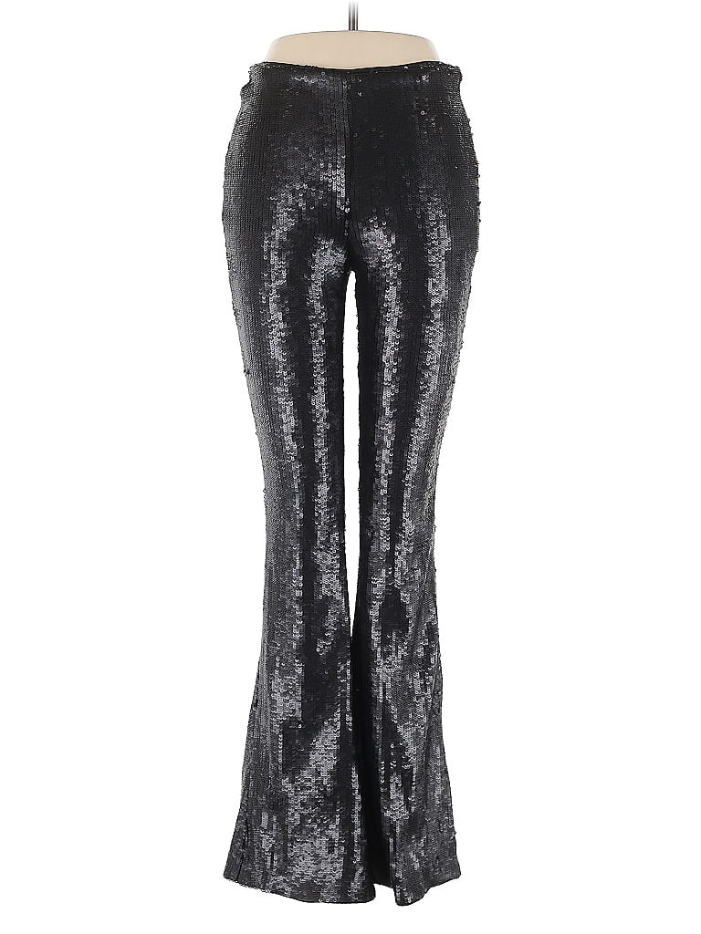 Future Collective Metallic Silver Casual Pants Size 0 - photo 1