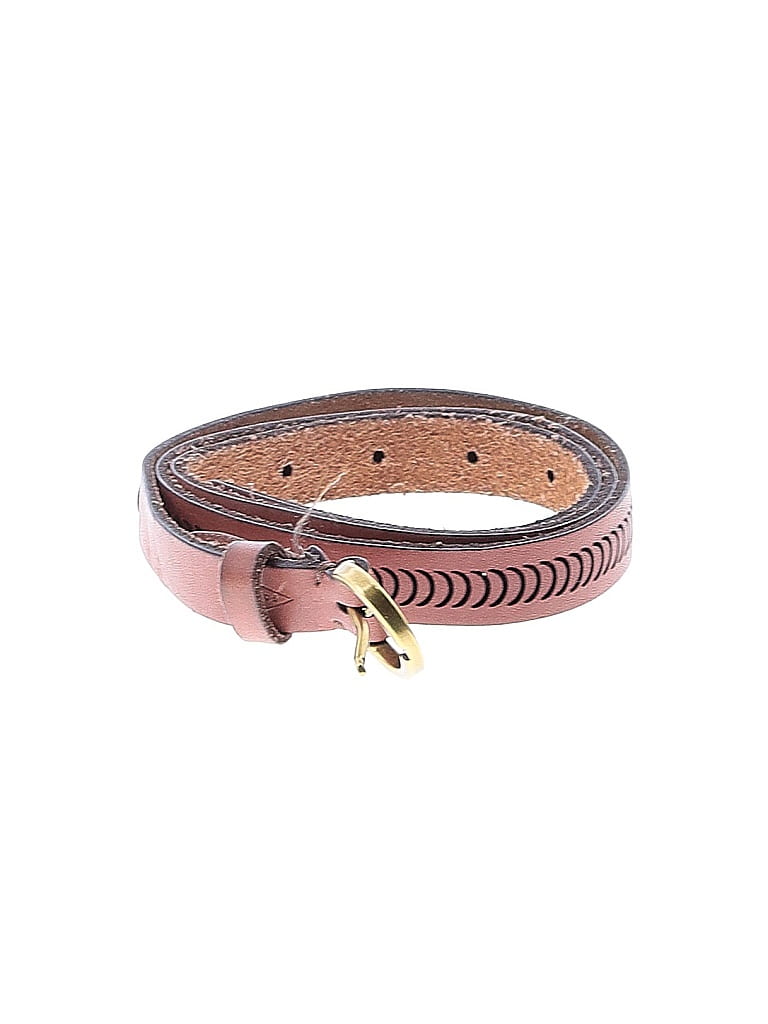 Fossil 100% Leather Brown Leather Belt Size M - photo 1