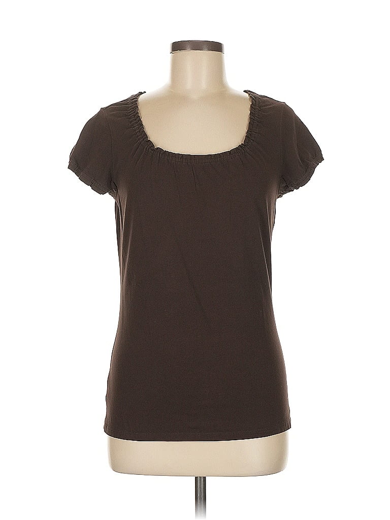 Ann Taylor Factory Brown Short Sleeve Top Size M - photo 1