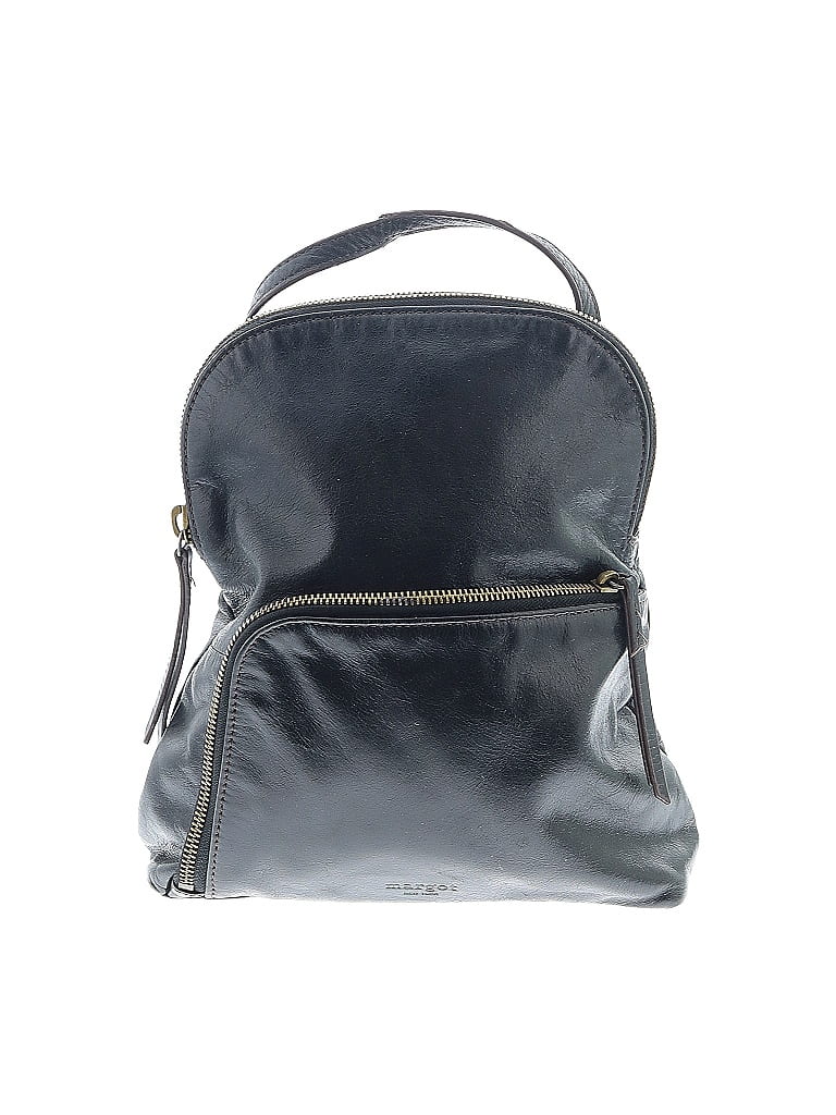 Margot 100% Leather Black Leather Backpack One size - photo 1