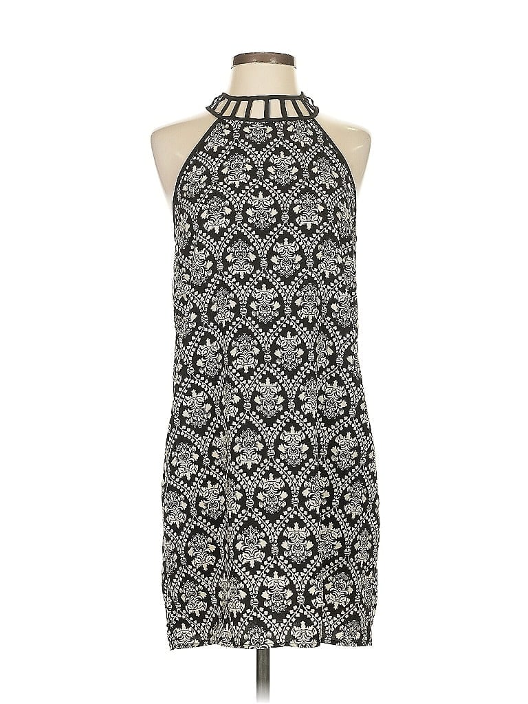 Pre-owned Monteau Cocktail Dress In Silver
