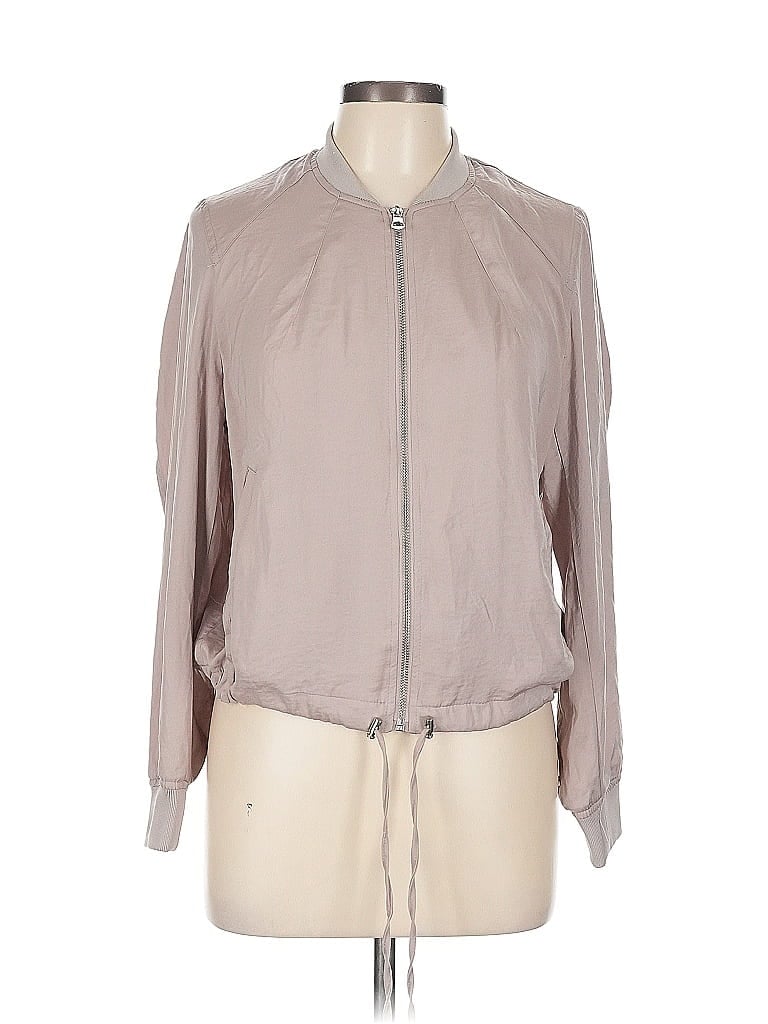 Pre-owned Divided By H&m 3/4 Sleeve Blouse In Brown