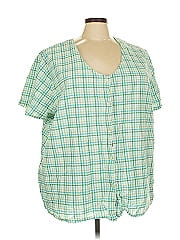 Woman Within Short Sleeve Blouse