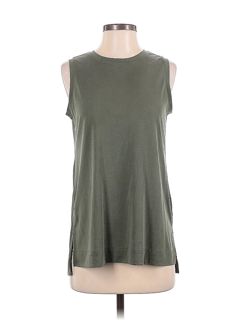 Pre-owned Banana Republic Sleeveless T-shirt In Green