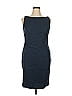 David Meister Solid Blue Cocktail Dress Size 14 - photo 1