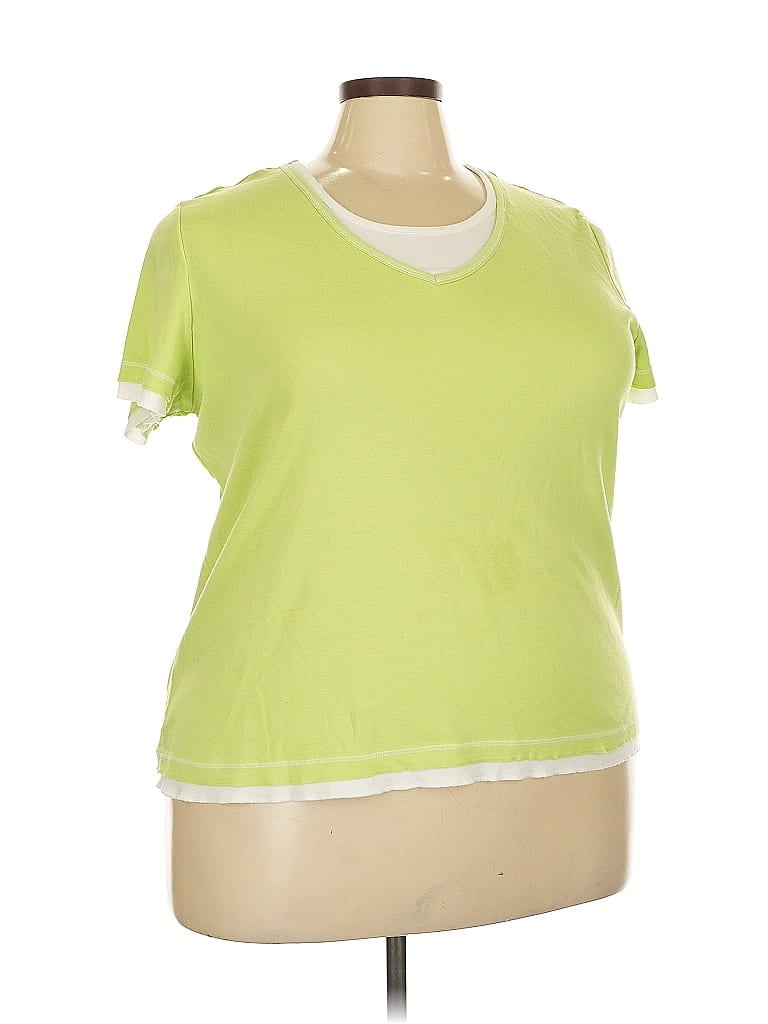 Pre-owned Made For Life Short Sleeve T-shirt In Green