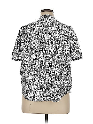 Ann Taylor LOFT Outlet Short Sleeve Button-Down Shirt (view 2)