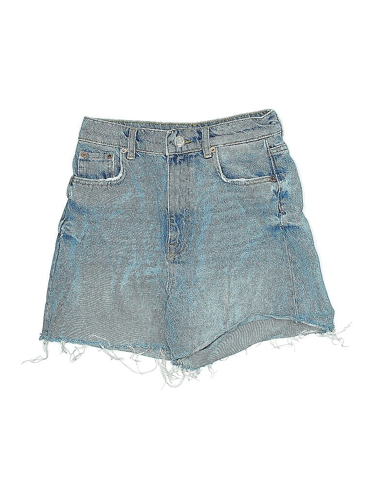 Click to view more detailed imagery on our partner's website Pre-owned Zara Denim Shorts In Blue