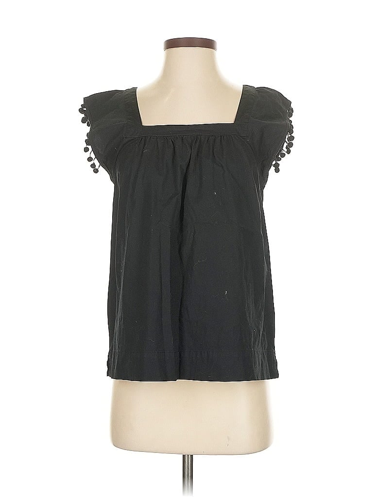 Pre-owned J.crew Factory Store Sleeveless Blouse In Black