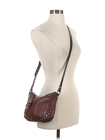B Makowsky Leather Crossbody Bag (view 2)