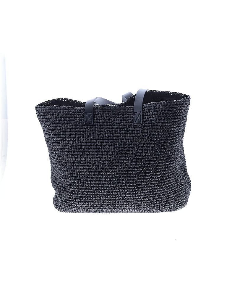 DKNY Solid Blue Black Tote One size - photo 1