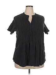 Woman Within Short Sleeve Blouse