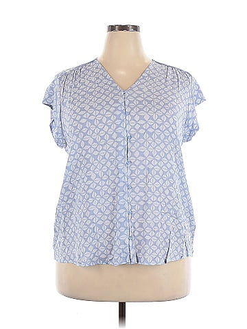 Liz Claiborne Short Sleeve Blouse (view 1)