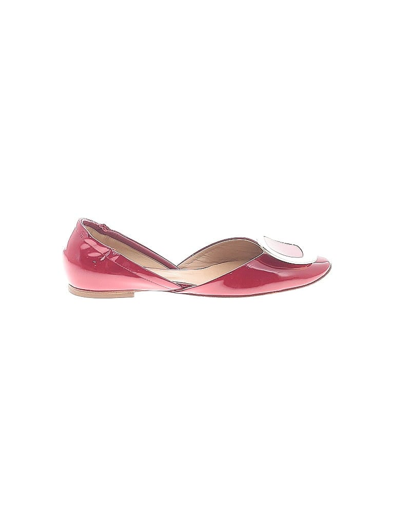 Pre-owned Roger Vivier Flats In Red