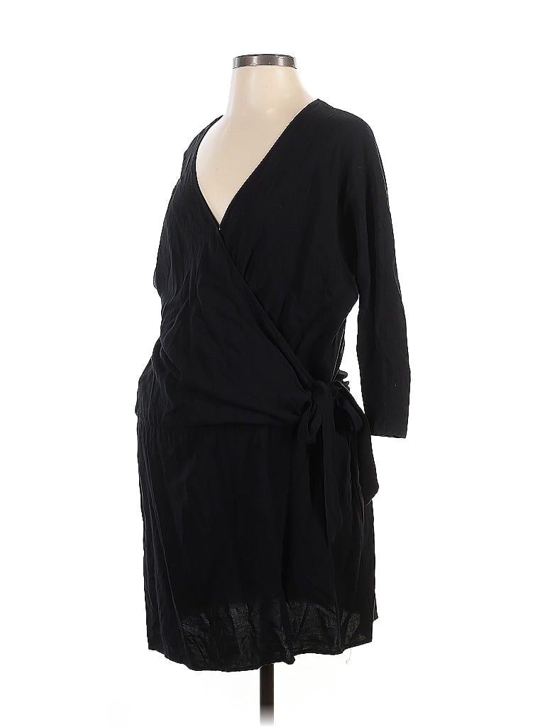 Hatch 100% Rayon Black Casual Dress Size S - photo 1