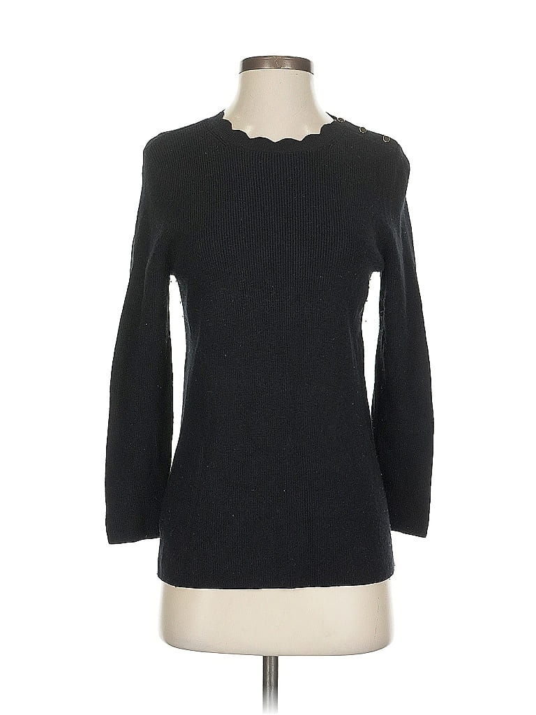 Pre-owned Ann Taylor Pullover Sweater In Black