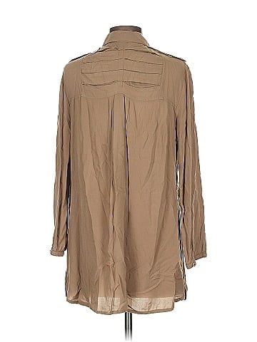 Love Stitch 3/4 Sleeve Button-Down Shirt (view 2)