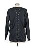 Envy 100% Polyester Black Gray Long Sleeve Top Size L - photo 2