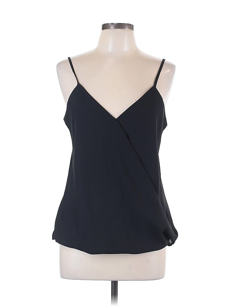 Veronica M. 100% Polyester Black Sleeveless Blouse Size L - photo 1