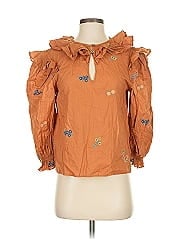 Something Navy 3/4 Sleeve Blouse
