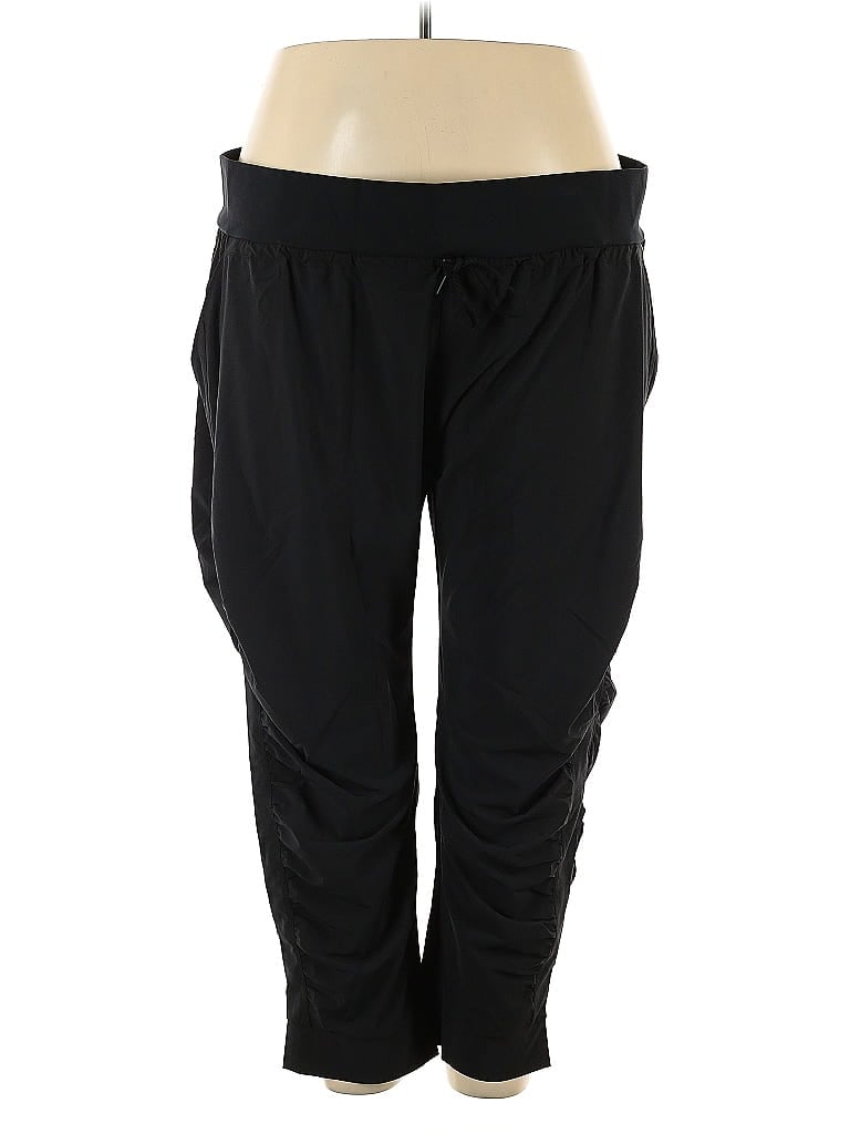 Coolibar Solid Black Active Pants Size 3X - photo 1