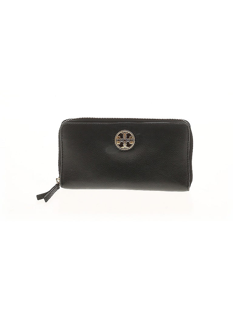 Tory Burch 100% Leather Black Leather Wallet One size - photo 1