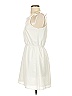 Blue Rain 100% Polyester Solid White Casual Dress Size S - photo 5
