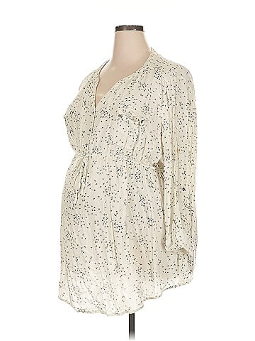 Motherhood Long Sleeve Button-Down Shirt (view 1)