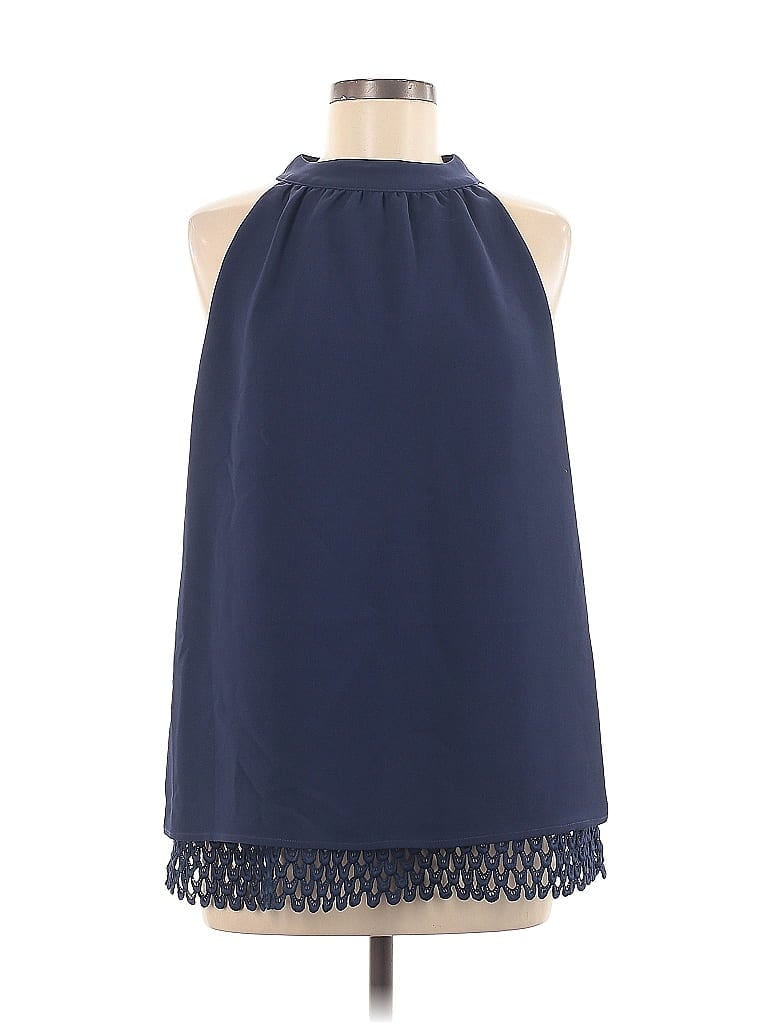Sail to Sable Blue Sleeveless Blouse Size M - photo 1