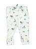 Baby Boden 100% Cotton Print White Sweatpants Size 6-9 mo - photo 2