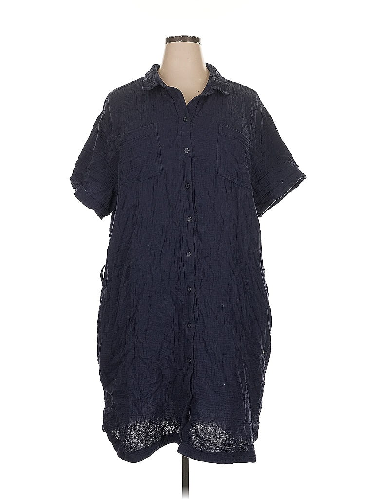 Weatherproof Blue Casual Dress Size 2X - photo 1