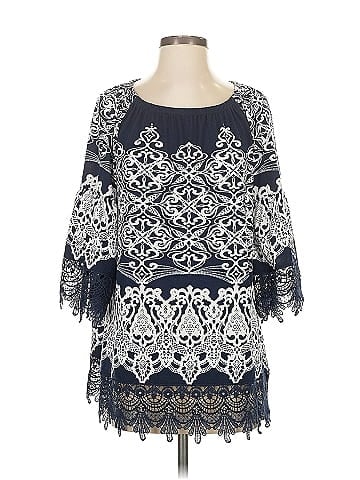 Ali Miles 3/4 Sleeve Blouse (view 1)