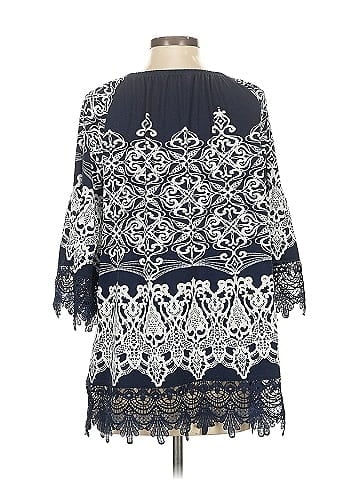 Ali Miles 3/4 Sleeve Blouse (view 2)