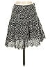 Express 100% Cotton Paisley Silver Casual Skirt Size 4 - photo 1