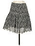Express 100% Cotton Paisley Silver Casual Skirt Size 4 - photo 2