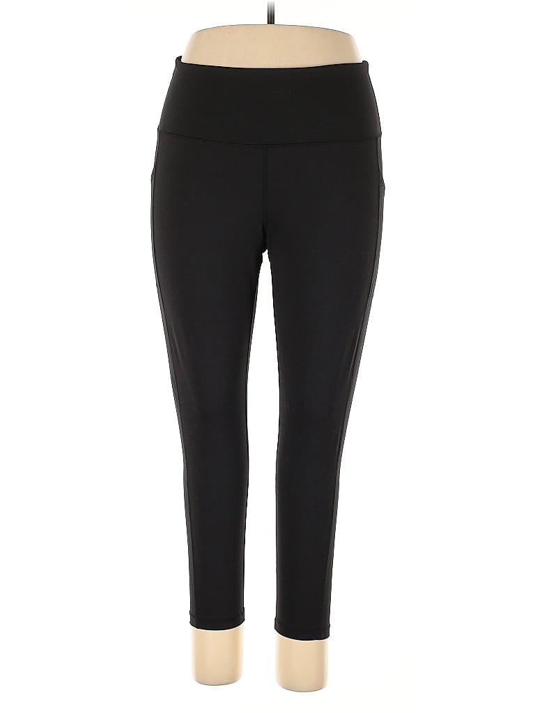 Ideology Black Active Pants Size XL - photo 1