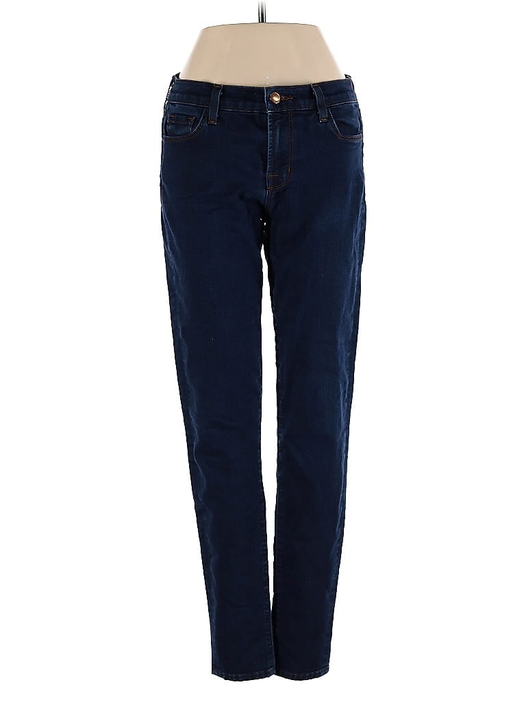 J Brand Solid Blue Jeans Size 27 waist - photo 1