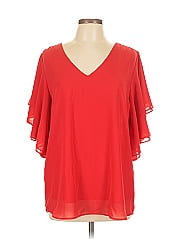 Zenana Short Sleeve Blouse
