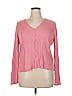 August Silk Pink Silk Cardigan Size XL - photo 1