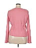 August Silk Pink Silk Cardigan Size XL - photo 2