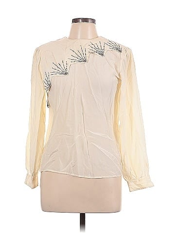 Chaus Long Sleeve Silk Top (view 1)