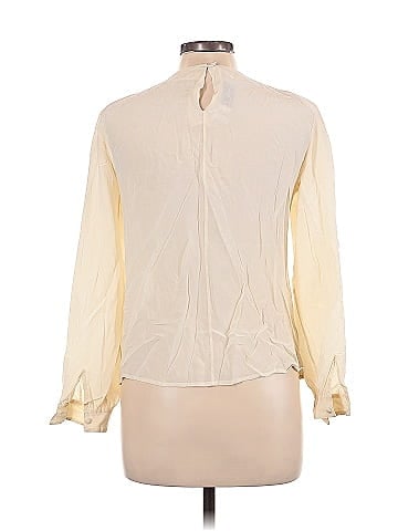 Chaus Long Sleeve Silk Top (view 2)